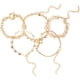 thumbnail image 4 of 5 pulseras en capas ajustables y apilables para la muñeca, 4 of 7
