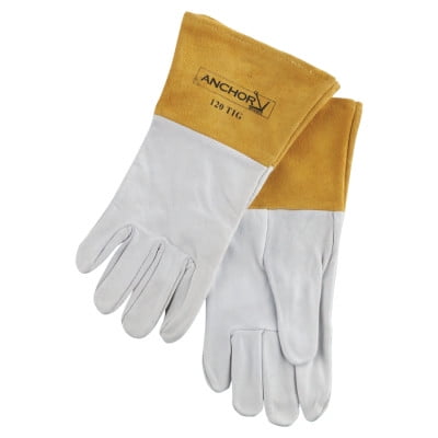 TIG Welding Gloves, Capeskin, X-Large, White