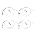 thumbnail image 1 of Raindrops 4pcs Picture Frame Hanging Kit Adjustable Hooks Heavy Duty Wire for Art Display, 1 of 8