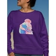 thumbnail image 2 of Manga Couple Soft Embrace Sweatshirt Women -Image by Shutterstock, Female 5X-Large, 2 of 4
