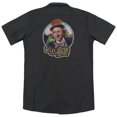 thumbnail image 2 of Willy Wonka And The Chocolate Factory Its Scrumdiddlyumptious (Back Print) Mens Work Shirt (Black, Medium), 2 of 3