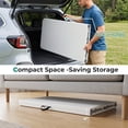thumbnail image 3 of Costway 8 ft Portable Folding Table with HDPE Tabletop Safe Lock Mechanism Carrying Handle White, 3 of 11