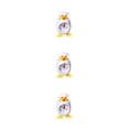 thumbnail image 3 of Reloj despertador de cáscara de huevo Wosthever para niños Blanco Amarillo, 3 of 6
