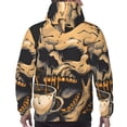 thumbnail image 7 of Honeii Grim Coffee Skull Pattern Mens Hoodies Men's Loose Sleeve Sweatshirt,Pullover Hooded Sweatshirt for Men,Essentials Hoodie-Medium, 7 of 7