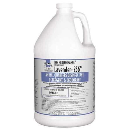 High Concentrate Dog Kennel Disinfectant Deodorant Sanatizing Cleaning Gallon (Lavender)