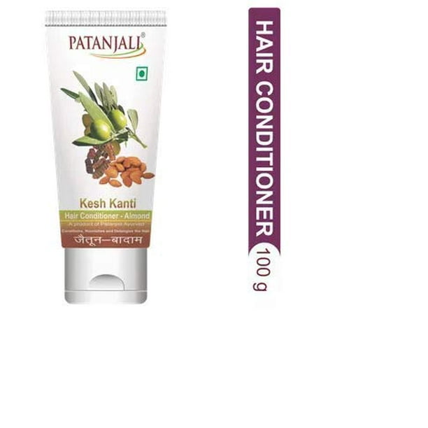 Patanjali Hair Conditioner with Olive & Almond 100gm- Pack of 2 -  