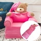 thumbnail image 4 of Funda para sillón, funda para sofá cama con dibujos animados, funda para sofá cama con gradas Oso de sombrero rosa, 4 of 8
