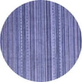 thumbnail image 1 of Ahgly Company Machine Washable Indoor Round Abstract Blue Modern Area Rugs, 4' Round, 1 of 4