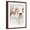 Brown Frame, variant on Art.com Peonies Art Print by Asia Jensen, 12" x 16"