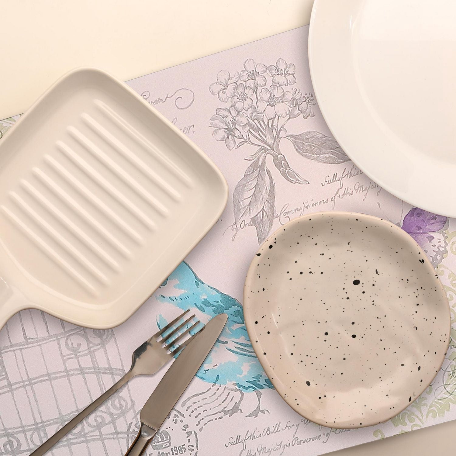 IH Casa Decor Plastic Placemat Birdcage - Ensemble De 12
