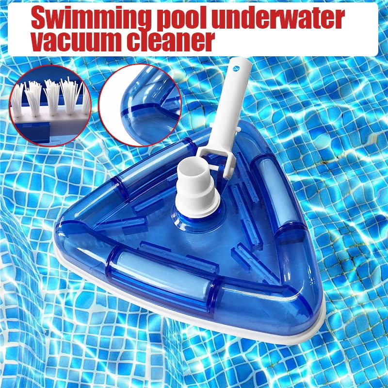 Pool Supply Weighted Transparent Triangular Pool Vacuum Head with