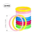 thumbnail image 3 of WASHWEPE Plastic Bangle Bracelets for Women Travel 12Pcs 3In Wide, 3 of 7