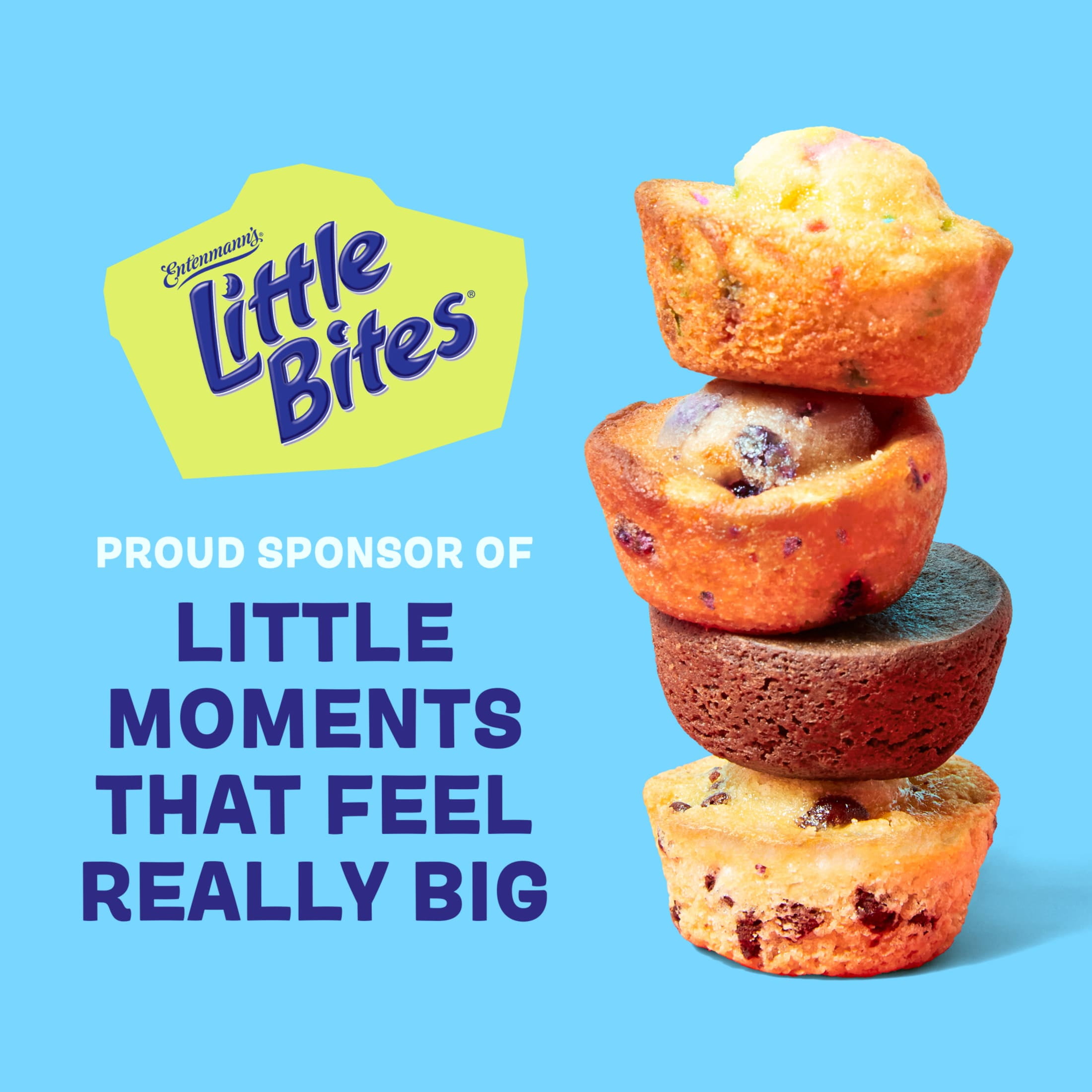 Little Bites Party Cake Muffins, 10 packs, Cake and Sprinkles Mini 16.5 oz Multipack