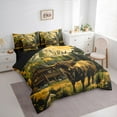 thumbnail image 3 of Manfei Cartoon Cow Print Bedding Comforter Set 7pcs for Teen, Rustic Farmhouse Queen Bedding Sets, Kawaii Animal Reversible Queen Sheet Sets, Super Cozy Room Decor, 3 of 7