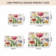 thumbnail image 5 of Spring Floral Door Mat Indoor Outdoor,Rustic Tulip Butterfly Botanical Summer Non Slip Welcome Mat with Rubber Backing,Absorbent Fabric Front Door Mats Entryway Rug for Home Patio Entrance 20"x31.5", 5 of 9