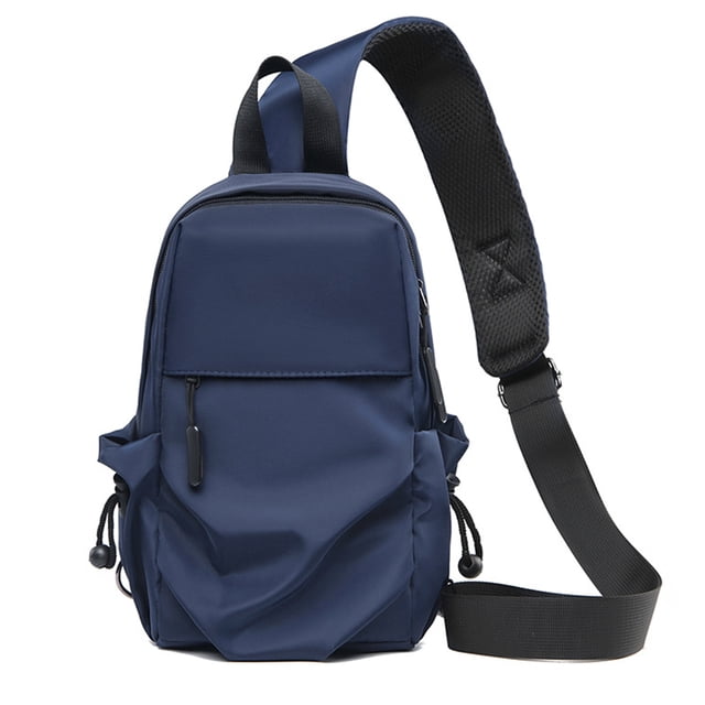 Hukapapa Sling Crossbody Mochila Bolso de hombro para hombres y mujeres, Mochila ligera con una correa Sling Bagblue