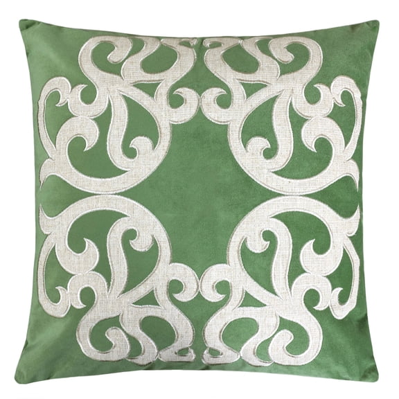 Stacey Green Abstract Polyester 20 in. x 20 in. Throw Pillow