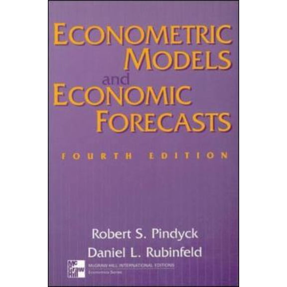 Pre-Owned Econometric Models and Economic Forecasts (Paperback) 0071158367 9780071158367