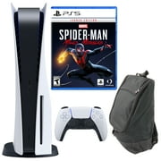 PlayStation 5 Console with Miles Morales Game and Carry Bag (PS5 Disc Version)