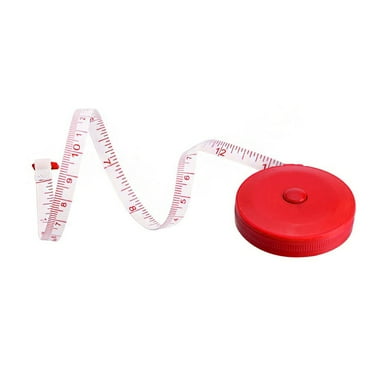 JeashCHAT Measuring Tape for Body, Soft Retractable Dual Sided Tape Measure, Sewing Fabric Tailor Cloth Craft Measurement Tape, Dieting Tape Measure, 60 Inch/1.5M, Random Color