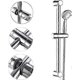 thumbnail image 5 of Replaceable Handheld Shower Holder, Shower Head Holder, 18-25MM Diameter Adjustable, Chrome ABS (Silver), 5 of 5
