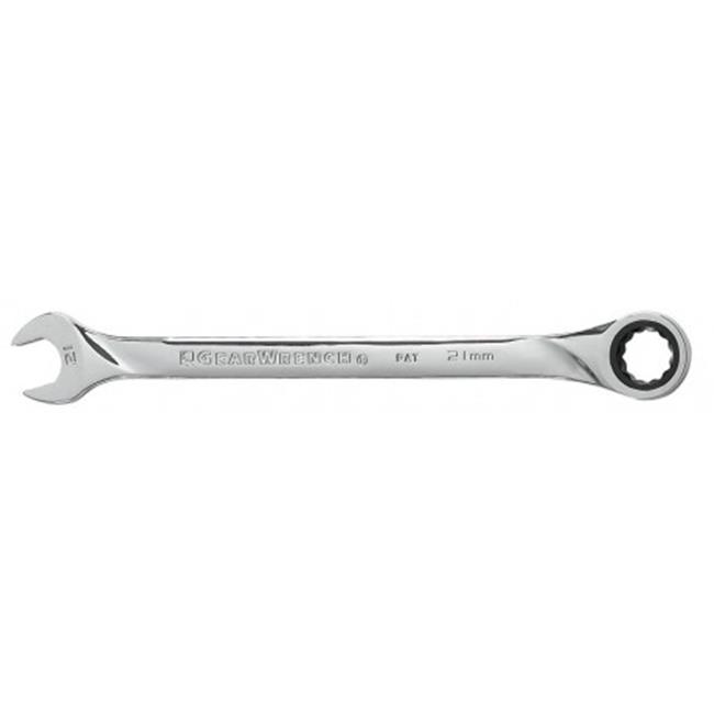 GearWrench GWR85021 21 mm 12 Point Extra Long Ratcheting Combination