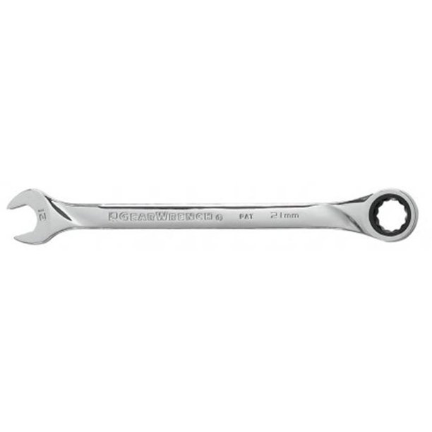GearWrench GWR85021 21 mm 12 Point Extra Long Ratcheting Combination