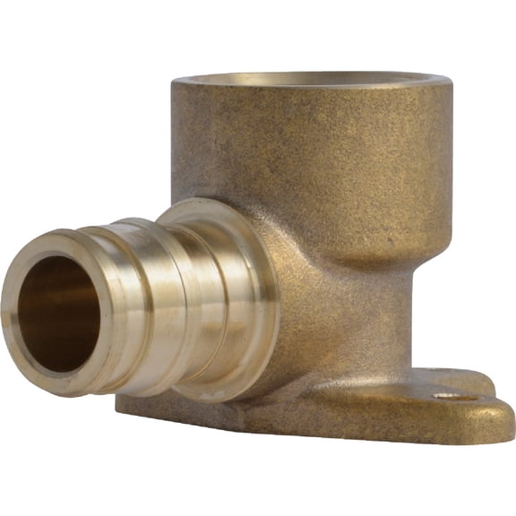 SharkBite Expansion FNPT 90 Degree Drop Ear Elbow for PEX-A Pipe UAB334LFA - Brass - 1/2 x 1/2 In.