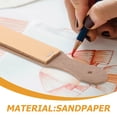 thumbnail image 3 of FENGGUIQU 8Pcs Drawing Pencil Sandpaper Board Easy Carry Art Supply for Home Sketch, 3 of 8
