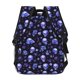 thumbnail image 4 of Disketp Skull flower leaf purple Mochila Estampada para Hombre y Mujer – Mochila Ligera Clásica con Múltiples Bolsillos para Universidad, Trabajo y Viajes-One Size, 4 of 5