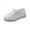 White, variant on jsaierl Women's Fashion Mesh Sneakers Casual Canvas Sneakers Comfortable Flats Breathable Insole Slip on Sneakers Women Low Slip on Shoes