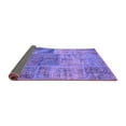 thumbnail image 2 of Ahgly Company Indoor Rectangle Patchwork Purple Transitional Area Rugs, 4' x 6', 2 of 4