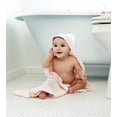 thumbnail image 3 of Burts Bees Baby Infant Hooded Towels Rosy Spring Organic Cotton, Unisex Bath Essentials and Newborn Necessities, Soft Nursery Towel with Hood Set, 2-Pack Size 29 x 29 Inch, 3 of 6