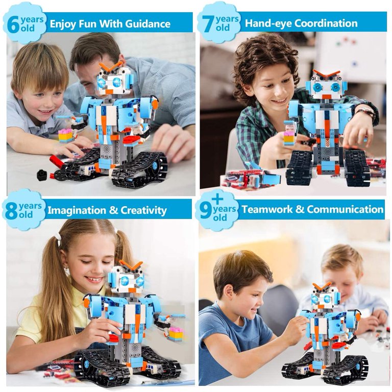 VteePck Stem Programming Building Kit Toys for Kids 8-12, 20-in-1 Learning  & Education Toys, 233 Pieces Science Kits Robot Toys for Boys Girls Age 6+