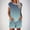 Light Blue, variant on YHAJDS Casual Outfit Set for Women Print 2 Piece Sleeveless Round Neck Top Drawstring Pants