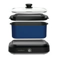 thumbnail image 6 of West Bend Versatility Slow Cooker with Thermal Travel Tote and Non-Stick Surface, 5 Qt. Capacity, in Blue (87905B), 6 of 6