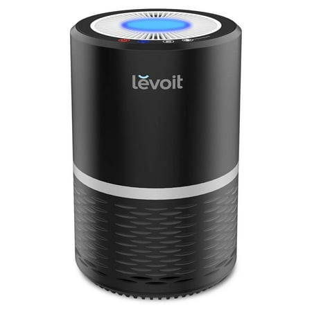 Levoit Air Purifier LV-H132 for Allergies and Pets, Smoke, Mold, Optional Night Light, Black