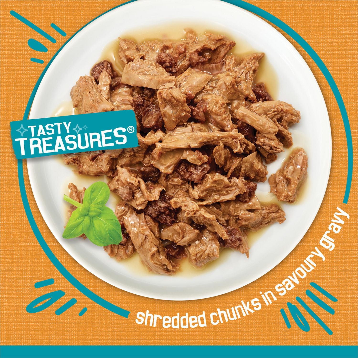 Friskies Tasty Treasures Chicken in Gravy, Wet Cat Food 156g