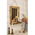 thumbnail image 5 of Sfugno Wall Mirror with Shelf, 20 x 16 inch Wall Mirror Hanging for Bathroom, Vanity, Bedroom, Entryway, Living Room(Rustic Brown), 5 of 7