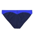 thumbnail image 3 of TANBOM Men's Sexy Polyamide Triangle Swim Trunks Bulge Enhancing Adjustable Drawstring Dark Blue M, 3 of 6