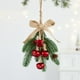 thumbnail image 1 of xihome Adornos de campanas de cuerda de yute, decoraciones navideñas de plstico para rboles de Navidad en hoteles, centros comerciales y ambientes festivos., 1 of 6