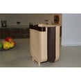 thumbnail image 5 of TUHOME plastic Brown Mini Trash Can For Kitchen Garbage Bin 1.6 Gallon X1Un, 5 of 8