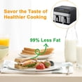 thumbnail image 5 of RJFKSN 9.5Qt Dual Basket Air Fryer, 2 Independent Large Zones Digital Airfryer Oven with Smart Finish & Match Cook, 8-in-1 Cooking Presets, Non-Stick Touch Screen Double Air Fryer, Black, 5 of 7