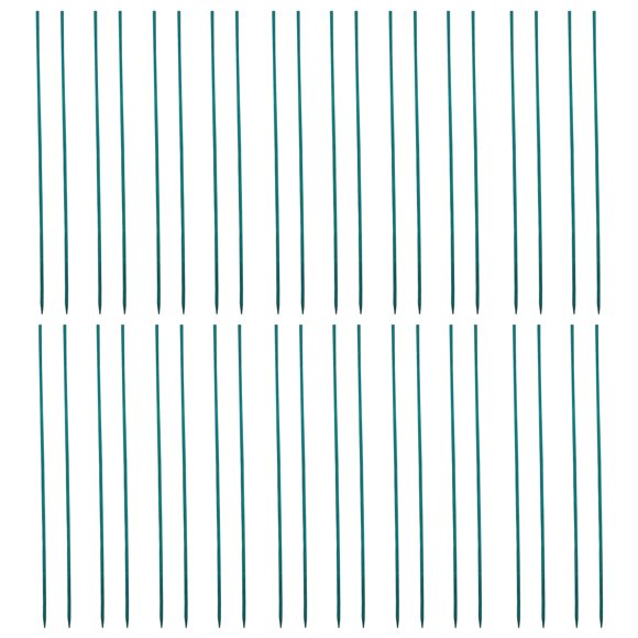 SHISUYAN Bamboo Plant Support 15.72X0.16X0.16 Inch Green Garden Flower Climbing Vine 50Pcs