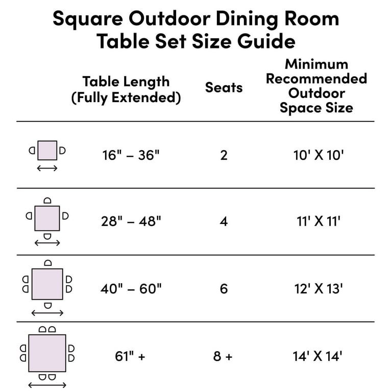Leigh Square 4 - Person 37'' Long Aluminum Dining Set, Overall Table  Weight: 28 Lb., : 225 Lb. - Walmart.Com