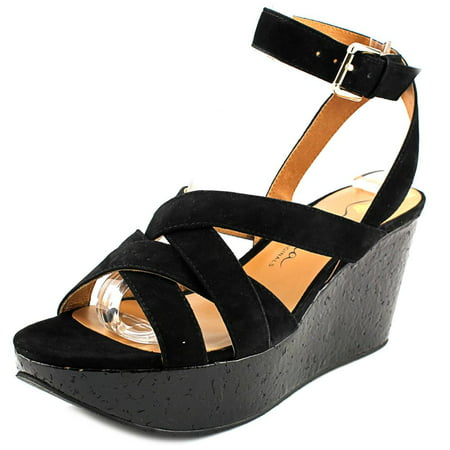 UPC 716142677603 product image for Nina Womens Vision - S Open Toe Casual Platform Sandals, Black, Size 7.5 evQa | upcitemdb.com