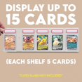 thumbnail image 2 of AIR-3-Pack Acrylic Graded Card Display Rack - 15 Cards Wall Mount Baseball Card Slab Display - Compatible with PSA CGC BGS Trading Card Display - Sports Card Display Case for Basketball Football, 2 of 4