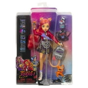 Monster High Toralei Stripe Fashion Doll with Red & Orange Hair, Accessories & Pet Saber-Tooth Tiger