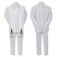 thumbnail image 3 of New Born Baby Boy Communion Formal White Suit Silver Virgin Mary on Stole Sm-20, 3 of 4