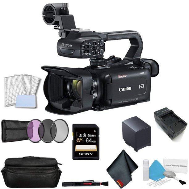 Canon XA15 Compact Full HD Camcorder +SDI, HDMI, and Composite Output